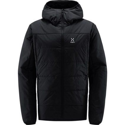 Pánská sportovní bunda Haglöfs Mimic Silver hood - černá (Velikost S)