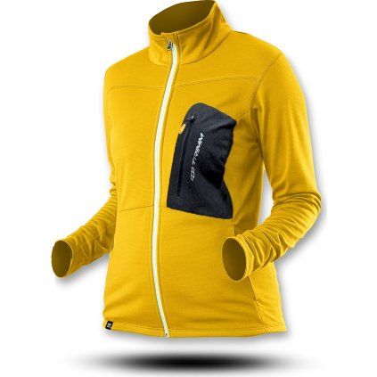 Dámská funkční mikina Trimm MICRON LADY mustard (Velikost XS, Barva mustard)