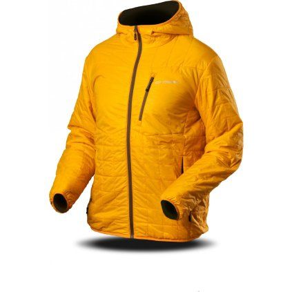 Pánská oboustranná bunda TRIMM DOUBLE mustard/ dark lagoon (Velikost S, Barva mustard/ dark lagoon)