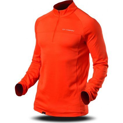 Pánská fleecová mikina TRIMM CUBE orange (Barva orange, Velikost S)