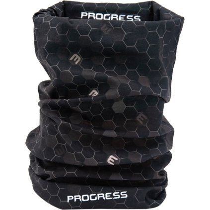 Funkční šátek tubus PROGRESS Tube šedá honey comb (Velikost UNI)