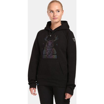 Dámská mikina KILPI Bellatrix LTD černá (Velikost 34)