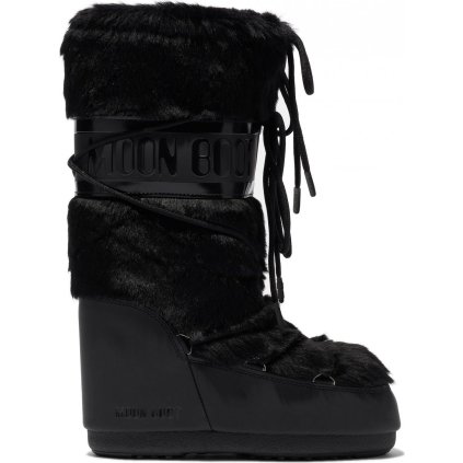 Dámské boty MOON BOOT Icon Faux Fur černá (Velikost 35/38)
