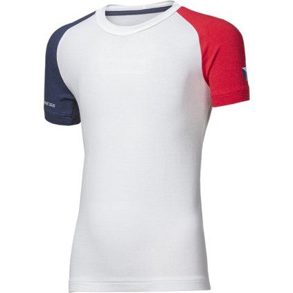 Dětské bambusové triko PROGRESS Republico T-Shirt ČR  tm.modrá/bílá/červená (Velikost 116/1)