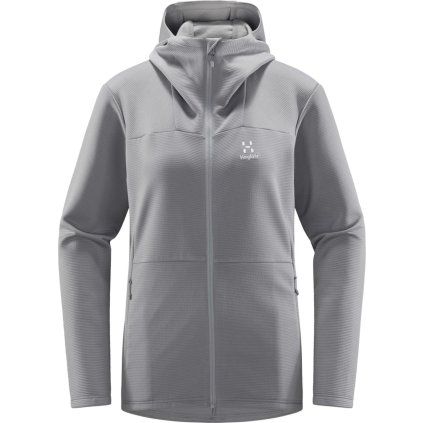 Dámská univerzální mikina Haglöfs Willow Mid Hood - šedá (Velikost XS)