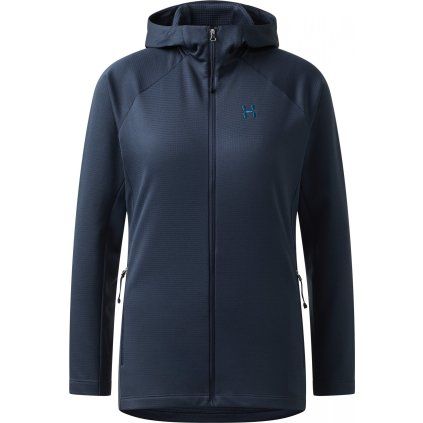 Dámská mikina Haglöfs  Korp Mid Hood - tmavě modrá (Velikost XS)