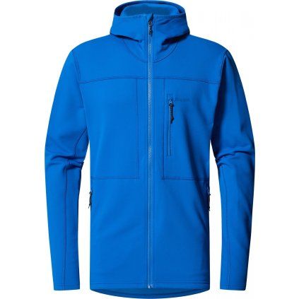 Pánská fleecová mikina Haglöfs Rosson Mid hood - modrá (Velikost S)