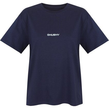 Dámské bavlněné triko HUSKY Tee Stamp L modré (Velikost L)