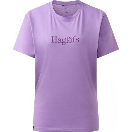 Dámské bavlněné triko Haglöfs Outsiders - fialová (Velikost XS)