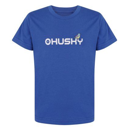 Dětské bavlněné triko HUSKY Tee Birdie K modré (Velikost 128)