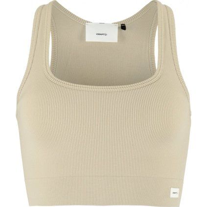 Sportovní podprsenka CRAFT Collective Rib Sports - hnědá (Velikost XS-S)
