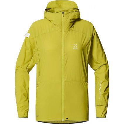 Dámská běžecká bunda Haglöfs Tempo Trail - zelená (Velikost XS)