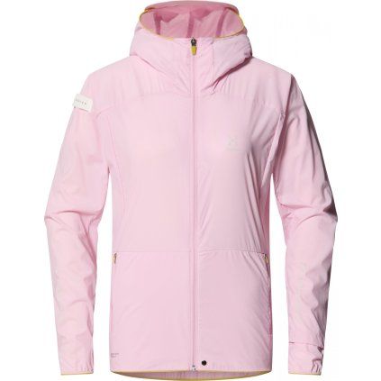 Dámská běžecká bunda Haglöfs Tempo Trail - růžová (Velikost XS)