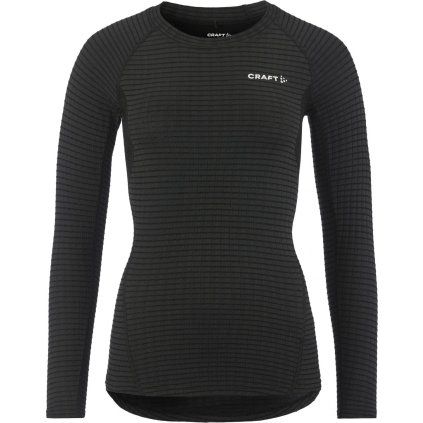Dámské vlněné triko CRAFT Wool Extreme X LS 2 - černá (Velikost XS)