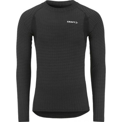 Pánské vlněné triko CRAFT Wool Extreme X LS 2 - černá (Velikost S)