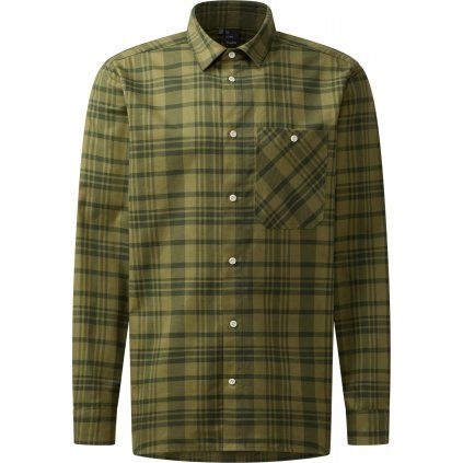 Pánská flanelová košile Haglöfs Virke Flannel - zelená (Velikost S)