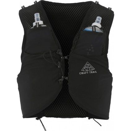 Běžecká vesta CRAFT PRO Hydration - černá (Velikost XS)