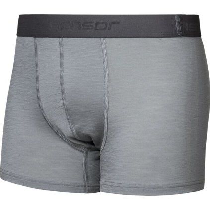 Pánské merino trenky SENSOR Active šedé (Velikost S, Barva šedá)