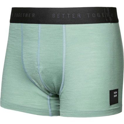 Pánské merino trenky SENSOR Cordura basil green (Barva zelená, Velikost XL)