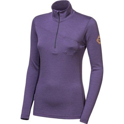 Dámská merino mikina SENSOR Extreme Up grape purple (Velikost M, Barva fialová)