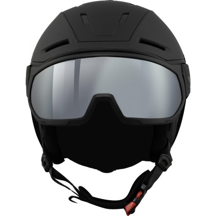 Lyžařská helma BLIZZARD Edge Visor ski helmet, black (Velikost 55/59 cm)