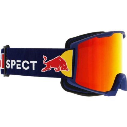 Lyžařské brýle RED BULL spect solo-001RE2, dark blue, brown with red mirror, CAT2, 25/26 (Velikost UNI)
