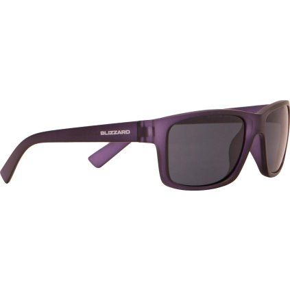 Sluneční brýle BLIZZARD Sun glasses PCC602002-transparent dark purple mat-65-17-135 (Velikost 67-17-135)