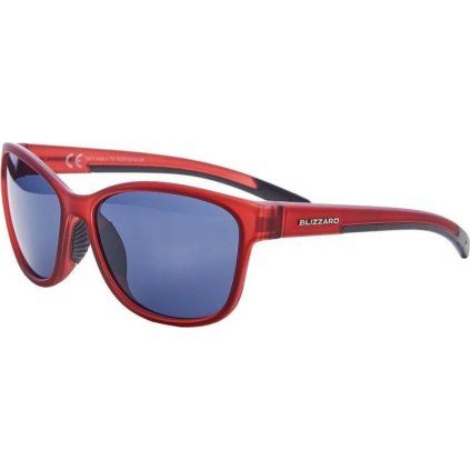 Sluneční brýle BLIZZARD Sun glasses PCSF702140, rubber trans. dark red, 65-16-135 (Velikost 65-16-135)