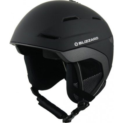 Lyžařská helma BLIZZARD Bormio ski helmet, black matt/anthracite matt (Velikost 54/58 cm)