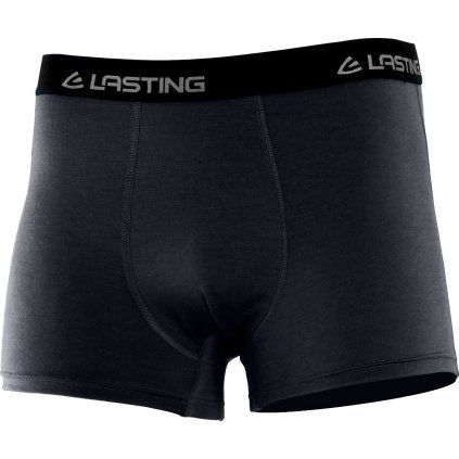 Pánské merino boxerky LASTING Noro modré (Velikost L)