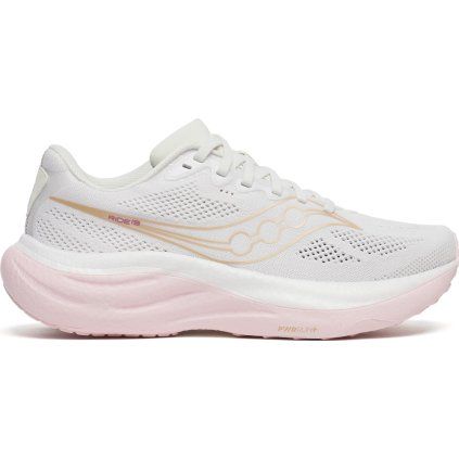 Dámské běžecké boty SAUCONY S11056-151 ride19 white/silk WIDE (Velikost 36)