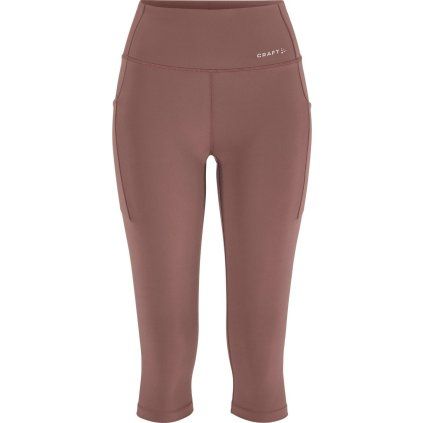 Dámské funknčí 3/4 kalhoty CRAFT Essence Capri 3 - fialová (Velikost XS)