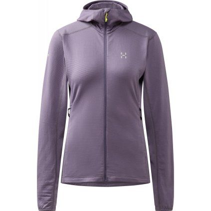 Dámská technická mikina Haglöfs L.I.M Mid Multi Hood - fialová (Velikost XS)