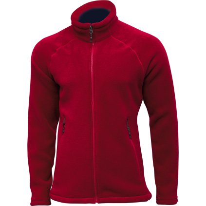 Pánská fleecová bunda PINGUIN Montana Jacket červená (Barva Red, Velikost S)