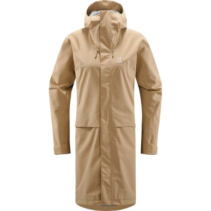 Dámská parka Haglöfs Aria Proof - hnědá (Velikost XS)