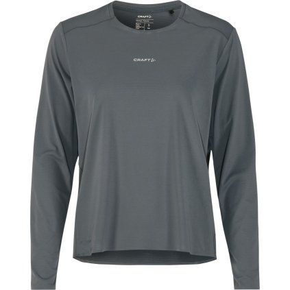 Dámské funkční triko CRAFT Hypervent Longsleeve - šedá (Velikost XS)