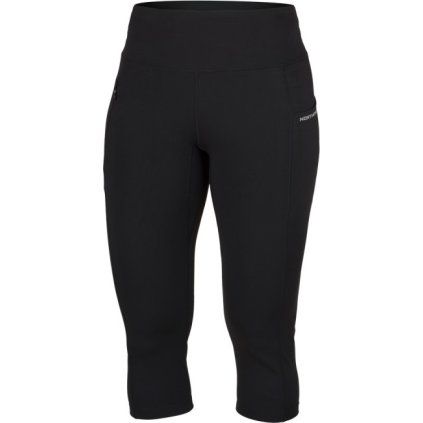 Dámské strečové 3/4 legíny NORTHFINDER Terra černé (VELIKOST XL)
