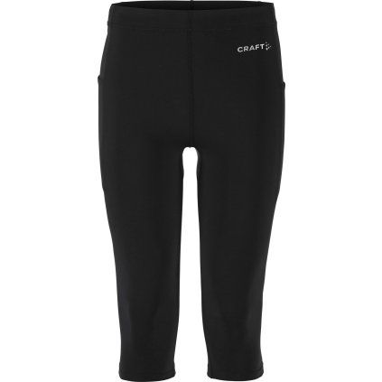 Pánské elastické 3/4 kalhoty CRAFT Essence Knickers 3 - černá (Velikost S)