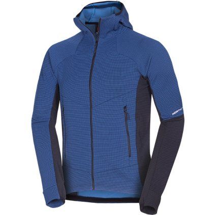 Pánská fleecová mikina NORTHFINDER Egon modrá (VELIKOST 2XL)