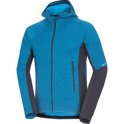 Pánská fleecová mikina NORTHFINDER Egon modrá (VELIKOST 2XL)