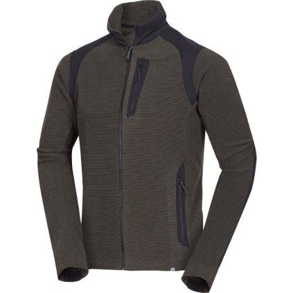 Pánský technický svetr NORTHFINDER Szymon zelený (VELIKOST 2XL)