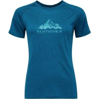Dámské Merino Blend triko KLIMATEX Corrib tmavě modrá (Velikost 2XL)