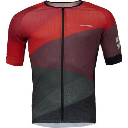 Pánský propínací cyklodres KLIMATEX Velo červená (Velikost M)