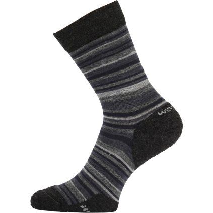 Merino ponožky LASTING Wpl šedá (Velikost M)