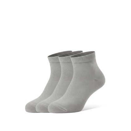Barefootové ponožky BE LENKA Low-cut Essentials šedá 3 pack (Velikost 35-38)