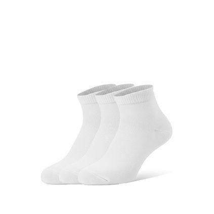 Barefootové ponožky BE LENKA Low-cut Essentials bílá 3 pack (Velikost 35-38)