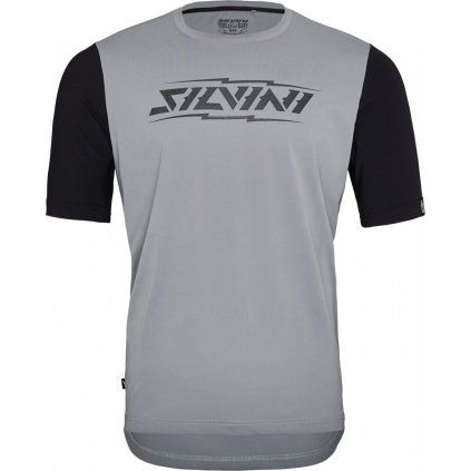 Pánský dres SILVINI Zinolo šedo-černý (Velikost S)