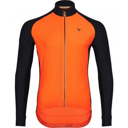 Pánský dres SILVINI Saisero oranžovo-černý (Velikost S)