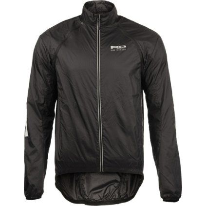 Unisex cyklistická bunda R2 Duos černá (Velikost XL)