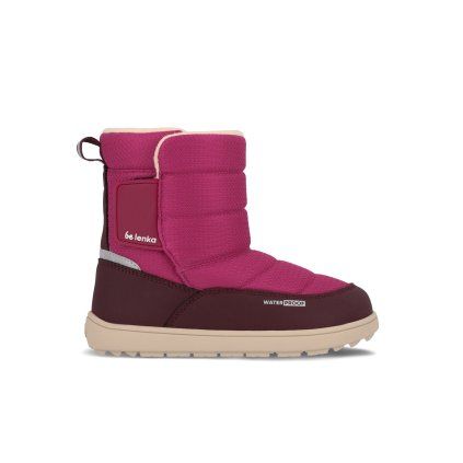 Dětské barefoot sněhule BE LENKA Ailo Kids růžová (Velikost 26)